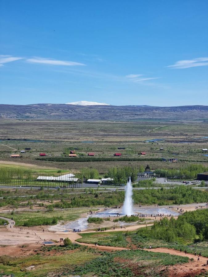 Golden Circle Cabin, Hot Tub Villa Geysir Eksteriør bilde