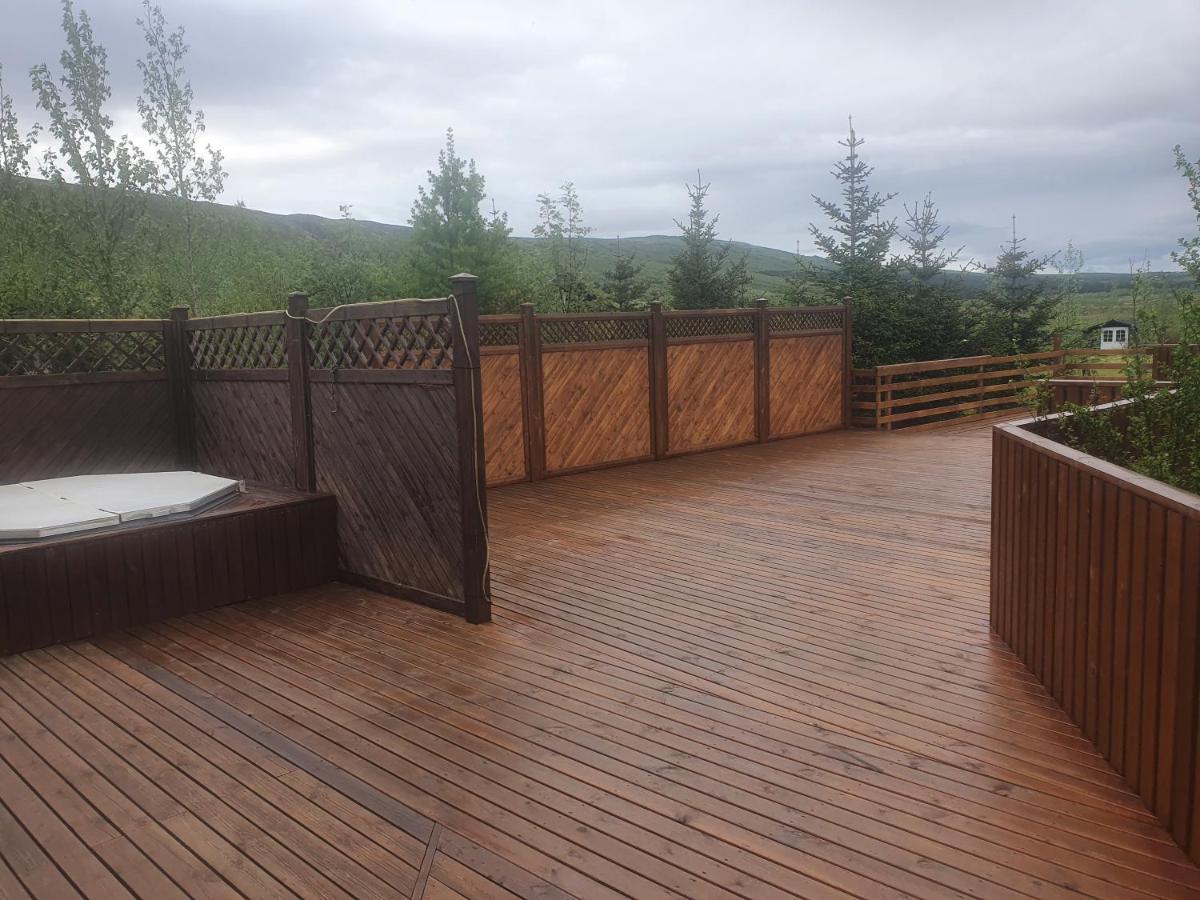 Golden Circle Cabin, Hot Tub Villa Geysir Eksteriør bilde